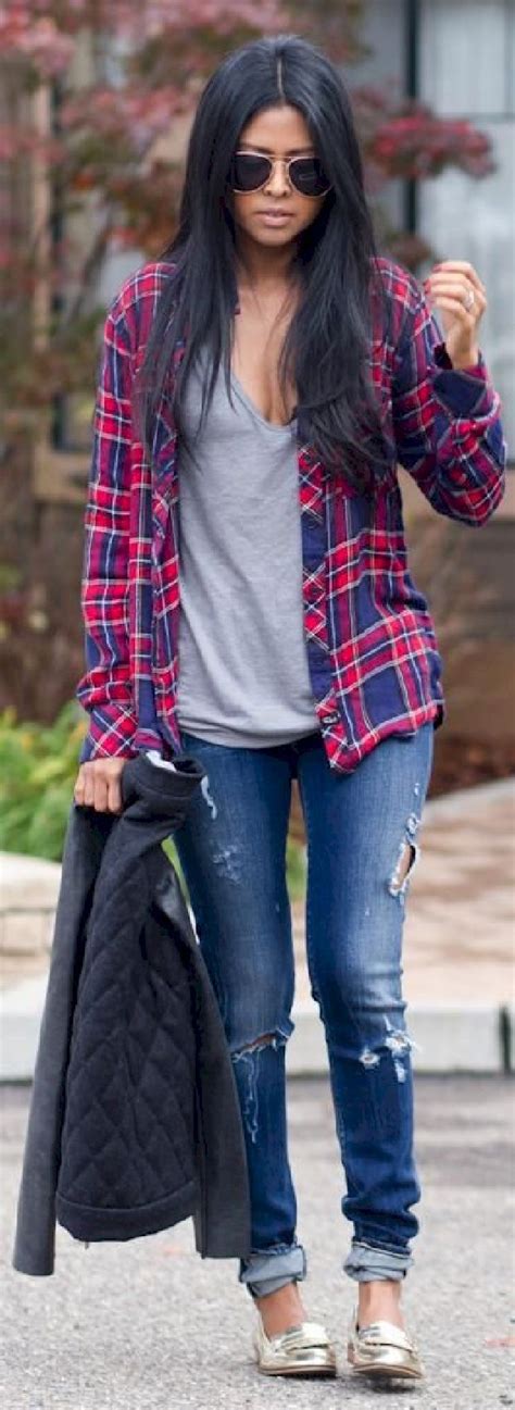 The 25 Best Plaid Shirt Outfits Ideas On Pinterest