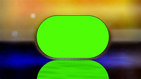 Green Screen Tv Box Reflection Animation Free Footage Stock Background