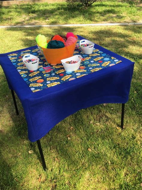 How To Sew A Card Table Cover Handmade Happy Hour