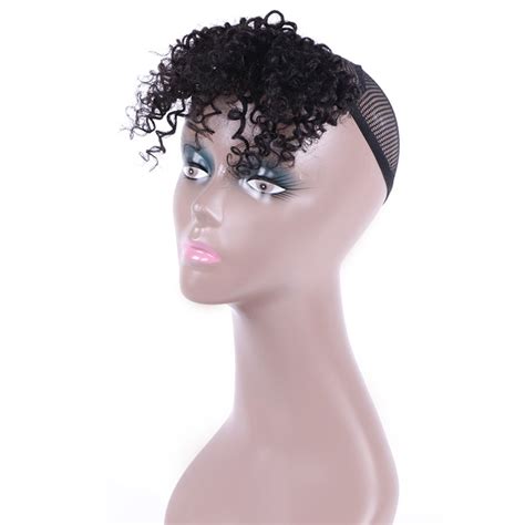 99 ($14.99/count) 5% coupon applied at checkout. 100% Human Hair Bangs Clip in Afro Kinky Curly Fringe Hair ...