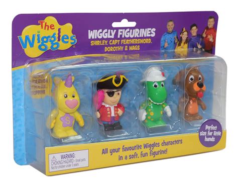 The Wiggles Toys For Toddlers Kids Music Band Wiggly Figurines 4 Pack
