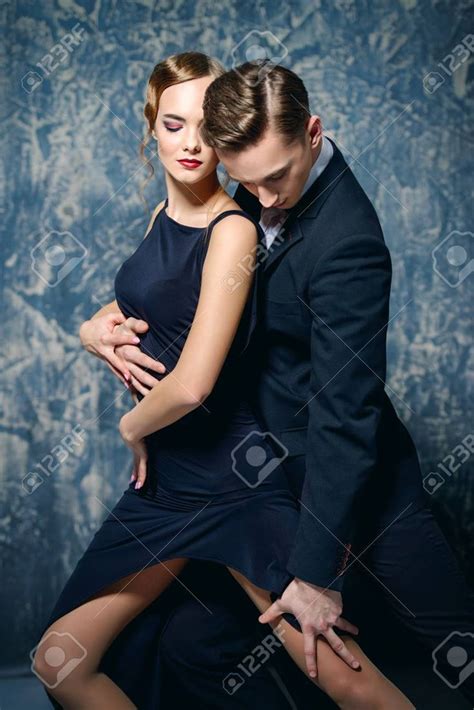 Beautiful Passionate Dancers Dancing Tango Professional Dancers Couple Picture Poses