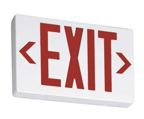 Lithonia Lighting 210lan Briteway Led Exit Sign Red