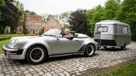 Classic Porsche 911 Speedster Owner Tows His Tiny Camper