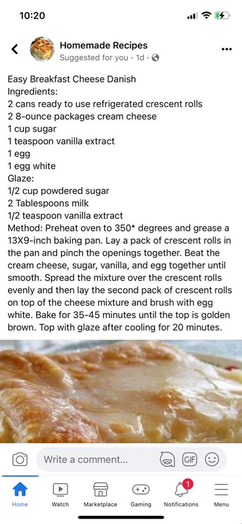 The Recipe For Homemade Desserts Is Displayed On An Iphone Screen