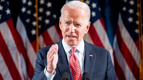 On april 25, 2019, biden announced his candidacy for president of the united states. President Joe Biden With Blue Coat In Background Of US Flag HD Joe Biden Wallpapers | HD ...