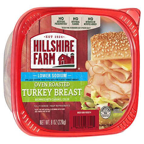 hillshire farm® ultra thin sliced deli lunch meat lower sodium oven roasted turkey breast 8 oz