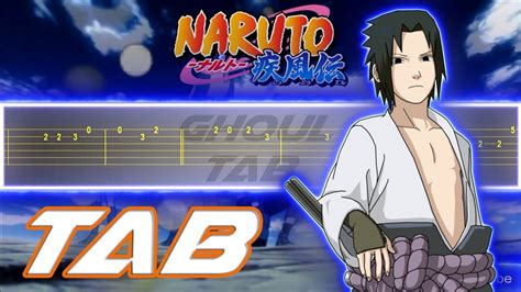 Naruto Shippuden Opening 2 Distance Guitar Tab 譜 Tutorial Youtube