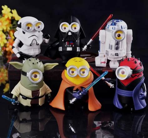 Yoda Trooper Cosplay Darth Vader Storm Star Wars Minions Set Of 6