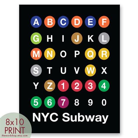 Nyc Subway Subway Sign Nyc Subway Nyc Subway Art