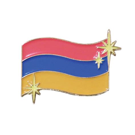 Armenian Flag Enamel Pin Etsy