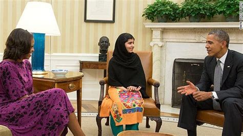 Malala yousafzai is seventeen years old and the youngest person ever to receive a nobel peace prize. Malala confronts Obama - CNN Political Ticker - CNN.com Blogs