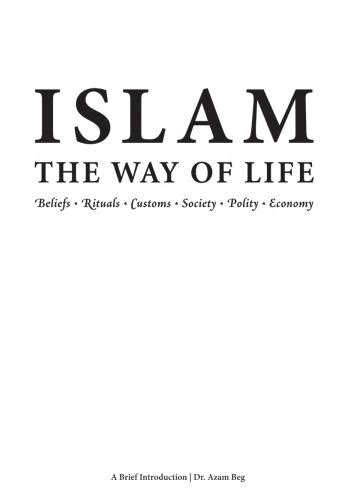 Islam The Way Of Life Pdf