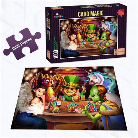Funbox Card Magic Jigsaw Puzzle 1000 Pieces I Love Puzzles