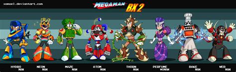 Megaman Bx2 Robot Masters By Xamoel On Deviantart