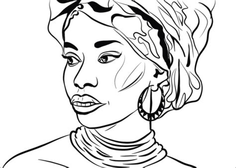 Desenho De Mulher Africana Para Colorir Desenhos Para Colorir E Imprimir Gratis