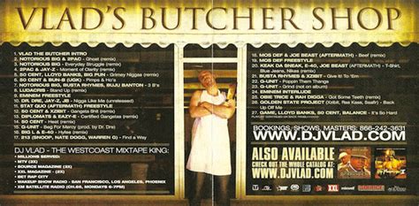 Hip Hop Nostalgia Dj Vlad The Butcher Mixtape 2003