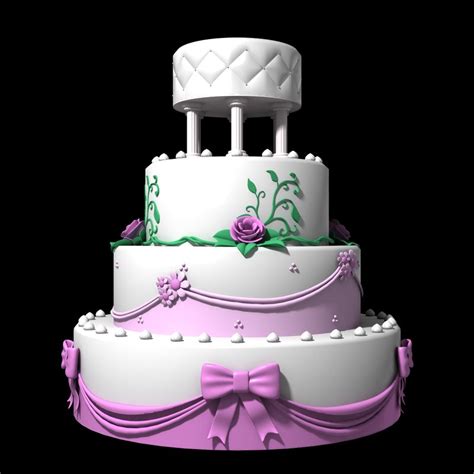 Wedding Cake 3d Dxf