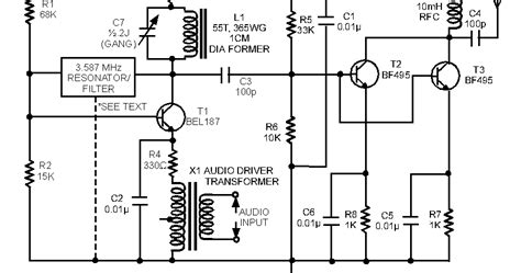 Powerful Am Transmitter Circuit Rf Circuits