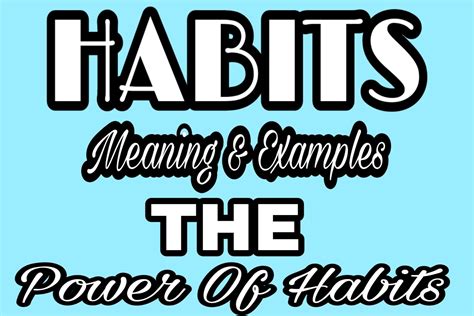 Habits Meaning And Examples Habit Books Essay Examples Growth