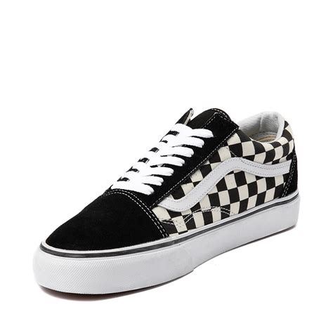 Vans Old Skool Checkerboard Skate Shoe Black White Journeys