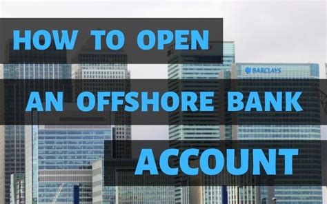 So do not miss out on your opportunity to get an offshore account now! How To Open An Offshore Bank Account | Expat Financial Guy