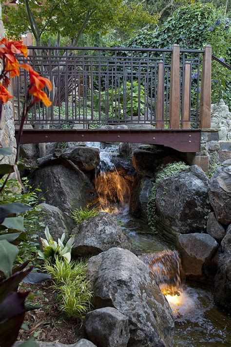 50 Dreamy And Delightful Garden Bridge Ideas Tropical Landscaping