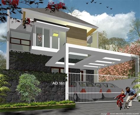 Contoh Desain Model Rumah Modern Tropis Lantai Paling Terkenal My Xxx Hot Girl