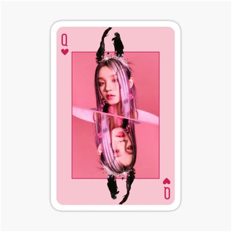 Gi Dle Queencard Yuqi Sticker For Sale By Shining Diamond Redbubble