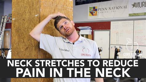 Neck Stretches To Reduce Pain In The Neck Core Health Chiropractic