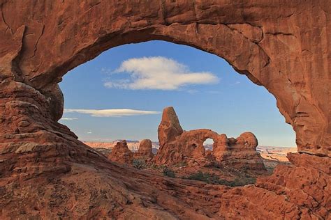 Turret Arch Through North Window Arches National Park With Images