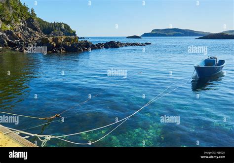 Atlantic Ocean Coast Avalon Peninsula Newfoundland Canada Stock