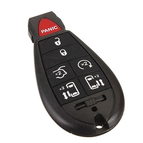 To start the journey when the key fob battery is dead, use the fob itself by pushing the start button with the end of the fob opposite the emergency key. 7 Buttons Keyless Entry Remote Key Fob Transmitter For Chrysler Dodge | Alexnld.com