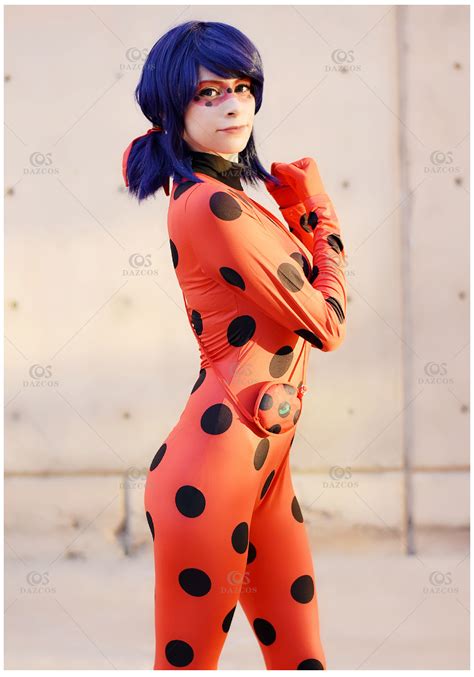 Miraculous Ladybug Cosplay Costume Bodysuit With Detachable Gloves Socks