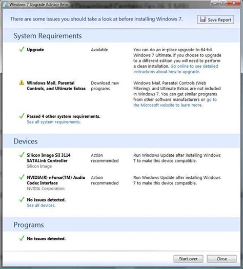 Windows 7 Upgrade Advisor Goes Into Beta Ars Technica