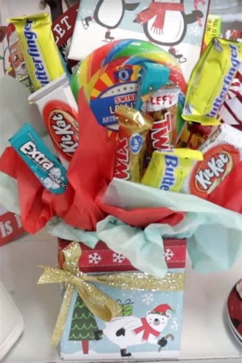 Christmas gift ideas under $50 planning a secret santa or just on a tight budget? BEST Dollar Tree Christmas Gift Baskets! Easy DIY Dollar ...