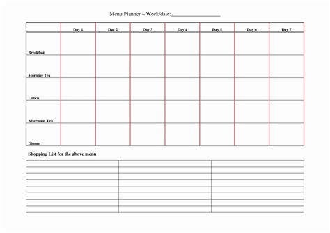 5 Days Weekly Planner Printable Example Calendar Printable