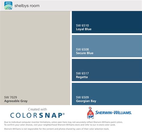 Drew's room, sw blues and agreeable gray | Agreeable gray, Accent wall ...
