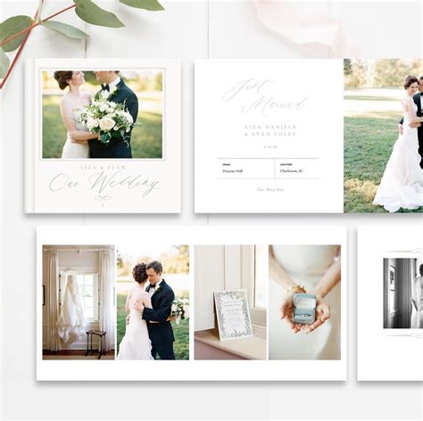 Wedding Album Template 10x10 And 12x12 Wedding Photobook Templates