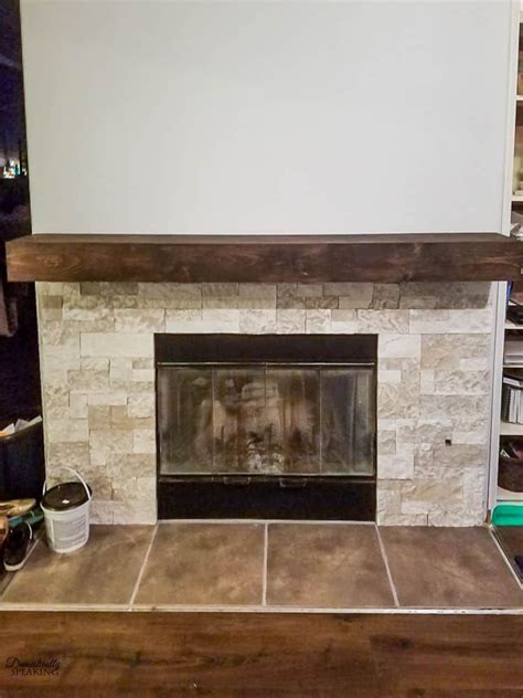 Learn How To Build Your Own Rustic Fireplace Mantel Rustic Fireplace