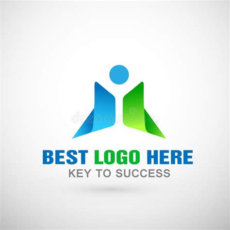 Abstract Logo People Business Logo For Company Success On Corporate