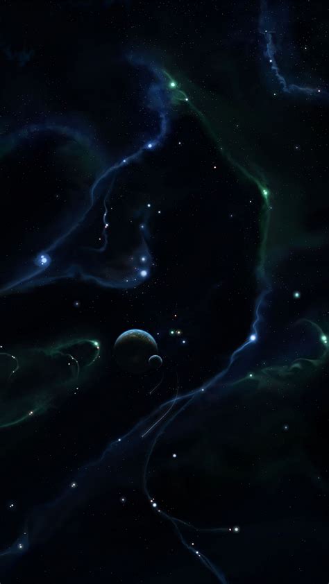 Download Wallpaper 1350x2400 Starry Sky Constellation Galaxy