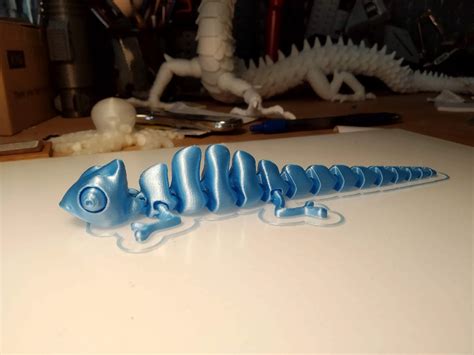 Articulated Chameleon By Mcgybeer Thingiverse 3d