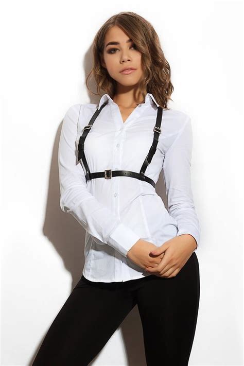 Leather Suspenderswomen Harness Beltleather Suspender Etsy Suspenders For Women Leather