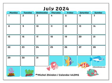 Calendar July 2024 442ms Michel Zbinden Gb