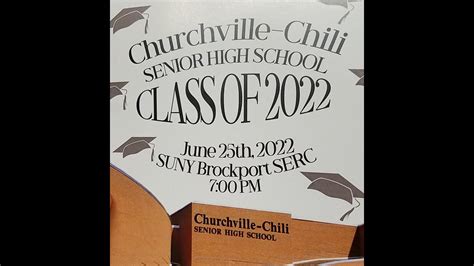Churchville Chili High School Graduation June 25 2022 Youtube