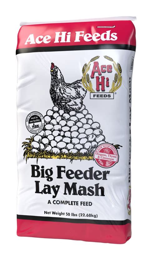 Ace Hi Big Feeder Lay Mash Chicken Feed For Layer Hens