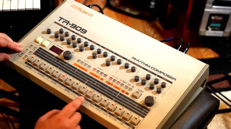 Building Techno And House Rhythms On The Roland Tr 909 Youtube