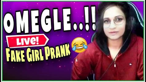Fake Girl Prank On Omegle 😂😂 Pubg After Omegle Pubg Mobile Lite Live Stream Youtube