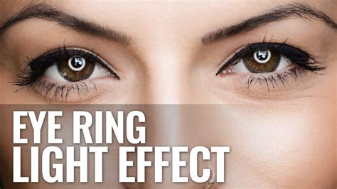 ring light effect in photoshop photo effects